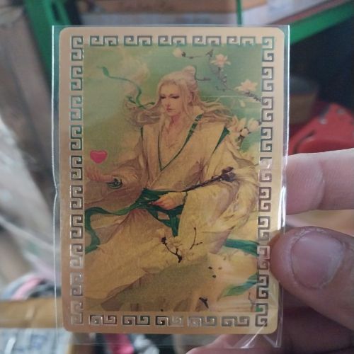 Kim bài linh phù nam bạch cửu hồ ly
