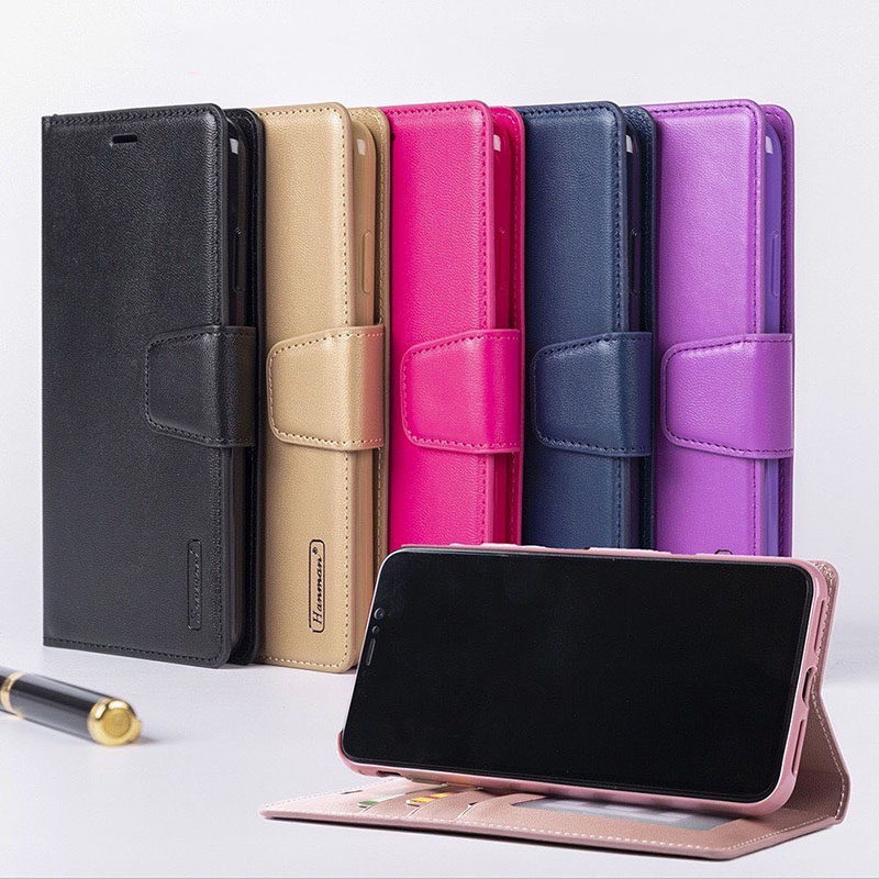 [Bao Xịn] Bao da dạng ví Hanman iphone X, Xs, XR, Xs Max, iphone 6, 6s, ip 7, ip 8, ip SE, iphone 6 Plus, 6s Plus, 7 Plus, 8 Plus có nắp gập, ngăn đựng thẻ ATM tiền tiện lợi, cao cấp