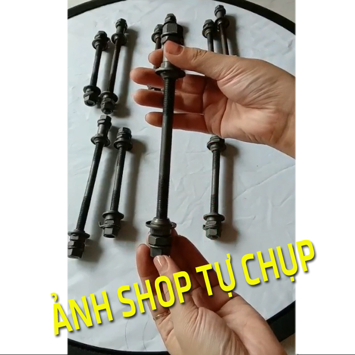 Trục côn moay ơ trước sau xe đạp (Trục đặc)