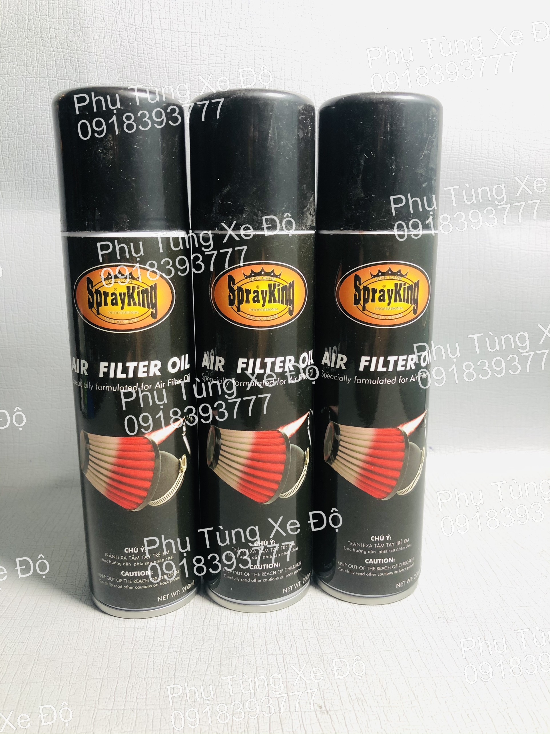 Dung dịch Spray King ==> dùng tẩm dầu cho bo e , lộc gió
