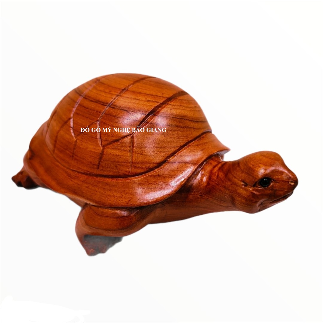 Tượng con rùa gỗ hương