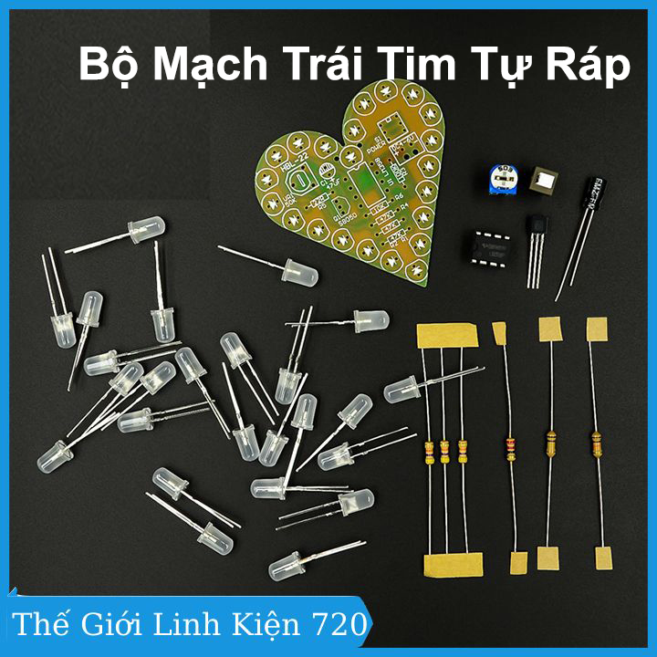 Bộ mạch trái tim mini tự lắp ráp