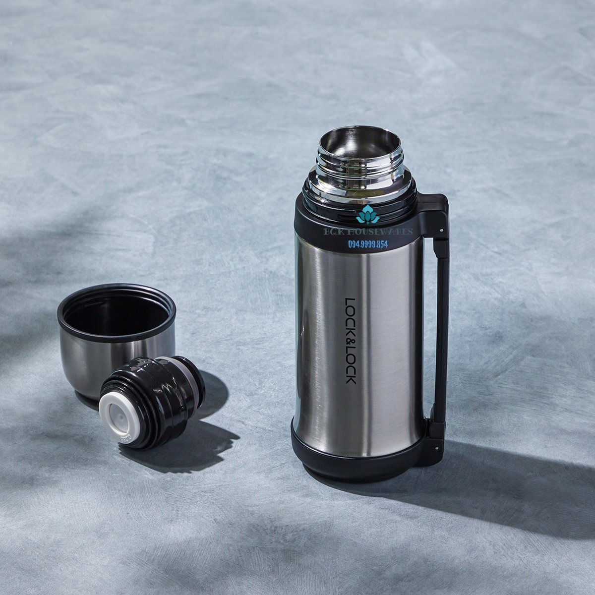 [ Lock&Lock ] Bình Giữ Nhiệt Lock&Lock Soft Handle 500ml Lhc1417