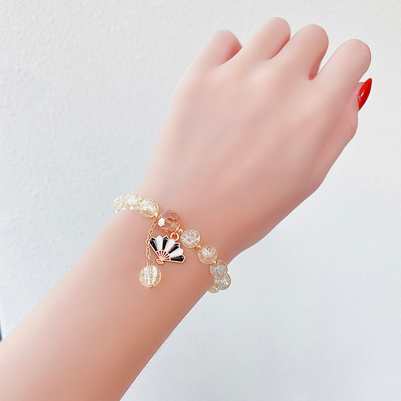 Vòng tay pha lê giá rẻ nhiều mẫu thời trang màu sắc tuổi teen VC11