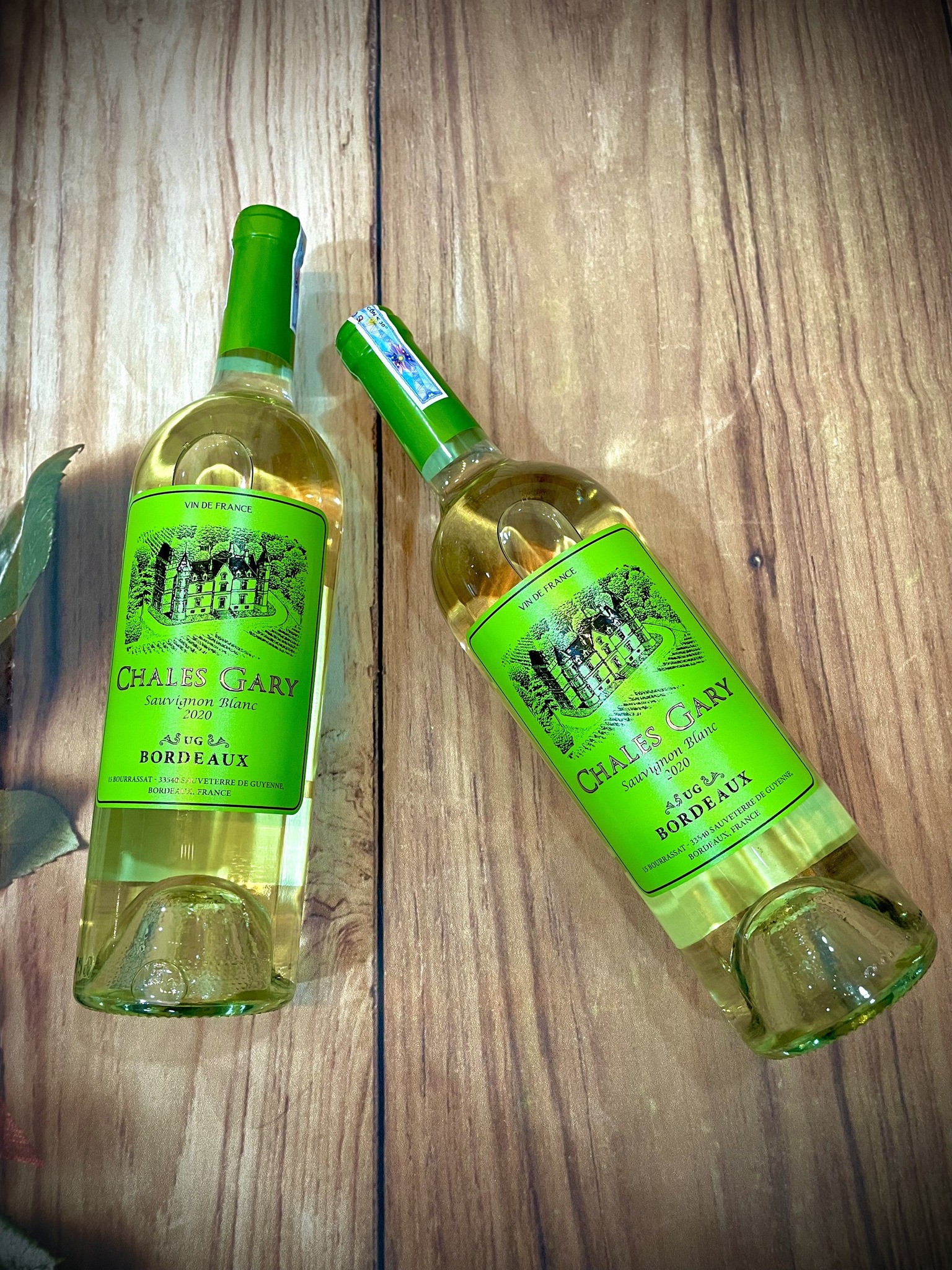 Vang Pháp Chales Gary Sauvignon Blanc