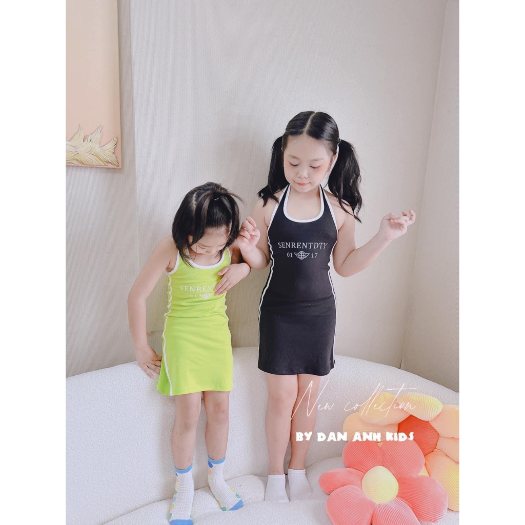 VÁY BODY BÉ GÁI CÁ TÍNH SIZE  8-20KG(BDXD)