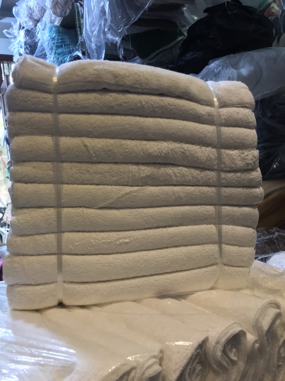 Khăn cân ký cotton để lau chùi