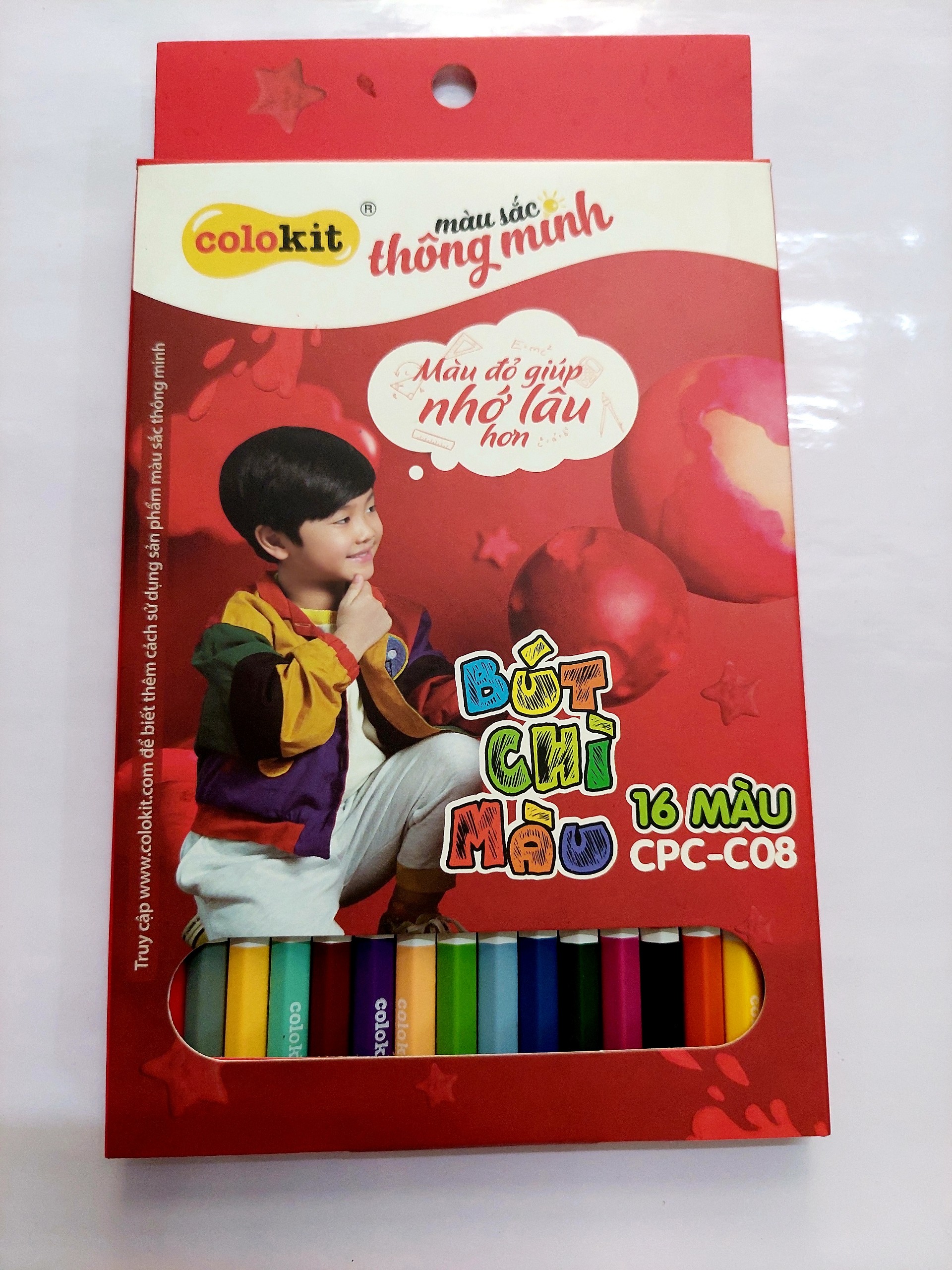 Dụng Cụ Học Sinh Bút Chì Màu ColoKit Thiên Long (12 Màu/16 Màu)