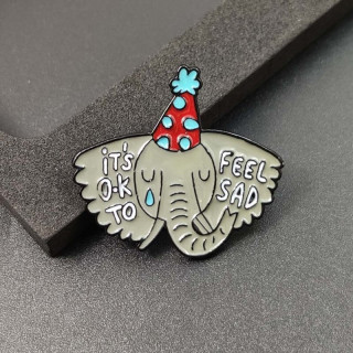 Pin cài áo nhân vật chú voi làm xiếc Dumbo - GC157 thumbnail