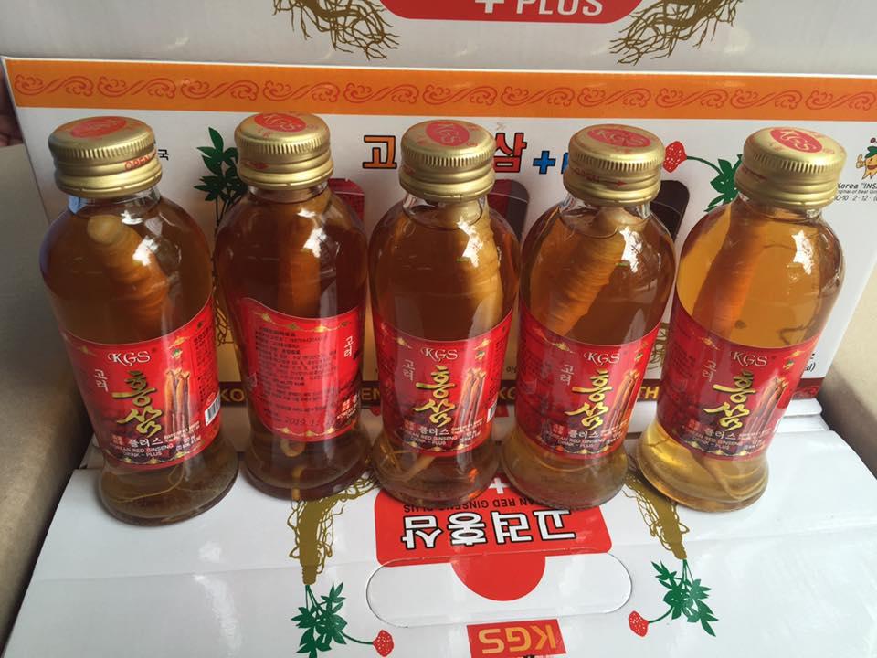 Nước sâm có củ KGS HÀN QUỐC 10 chai*120ml