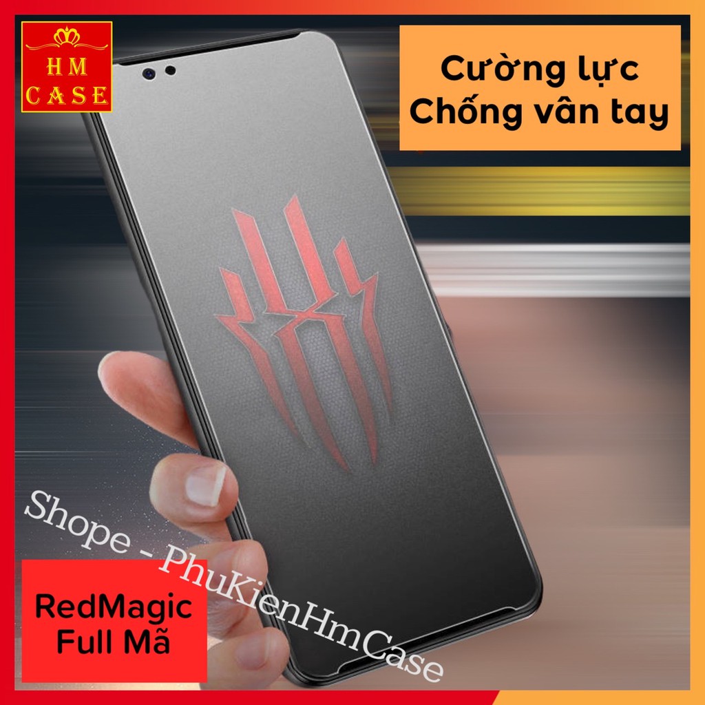 Cường lực nhám chống vân tay Red Magic 5g / 5s / Red Magic 3 / 3s dành cho dân gaming
