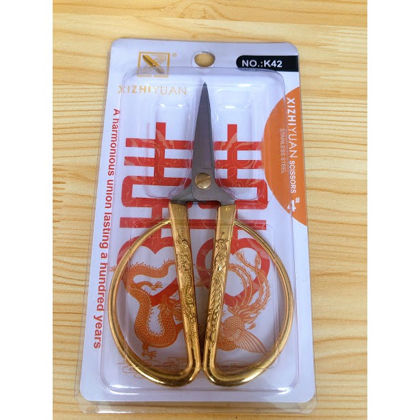 COMBO 2 kéo nhà bếp cán vàng long phụng bền đẹp