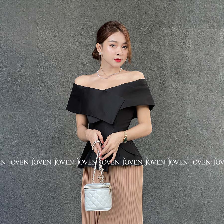 Áo peplum trẹt vai Joven