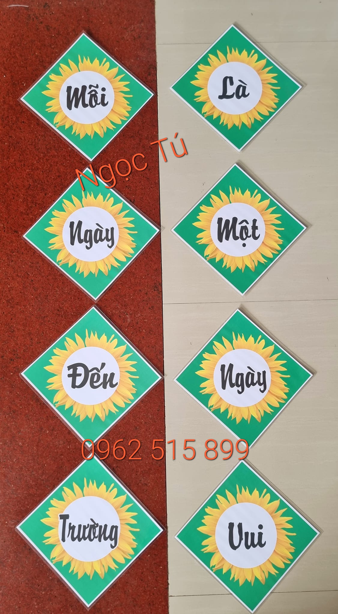 (Đồ dùng dạy học MCH) Khẩu hiệu trang trí lớp học .