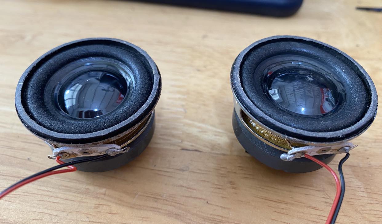 Cặp loa tháo máy từ loa bluetooth dành cho DIY hay sửa chữa