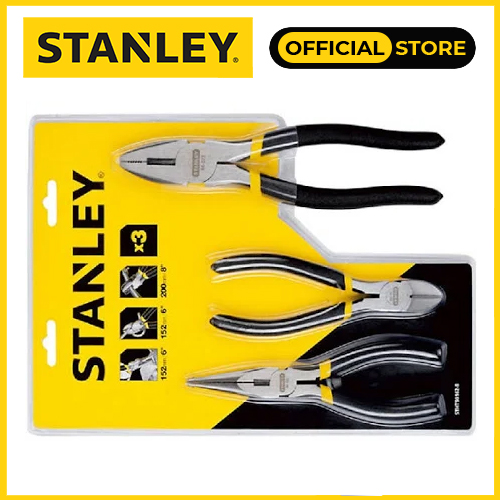 STANLEY - STHT90162-8 BỘ 3 CÂY KÌM ĐIỆN, CẮT, NHỌN
