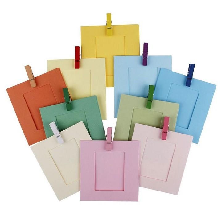 Set 20 kẹp gỗ và 2m dây treo ảnh