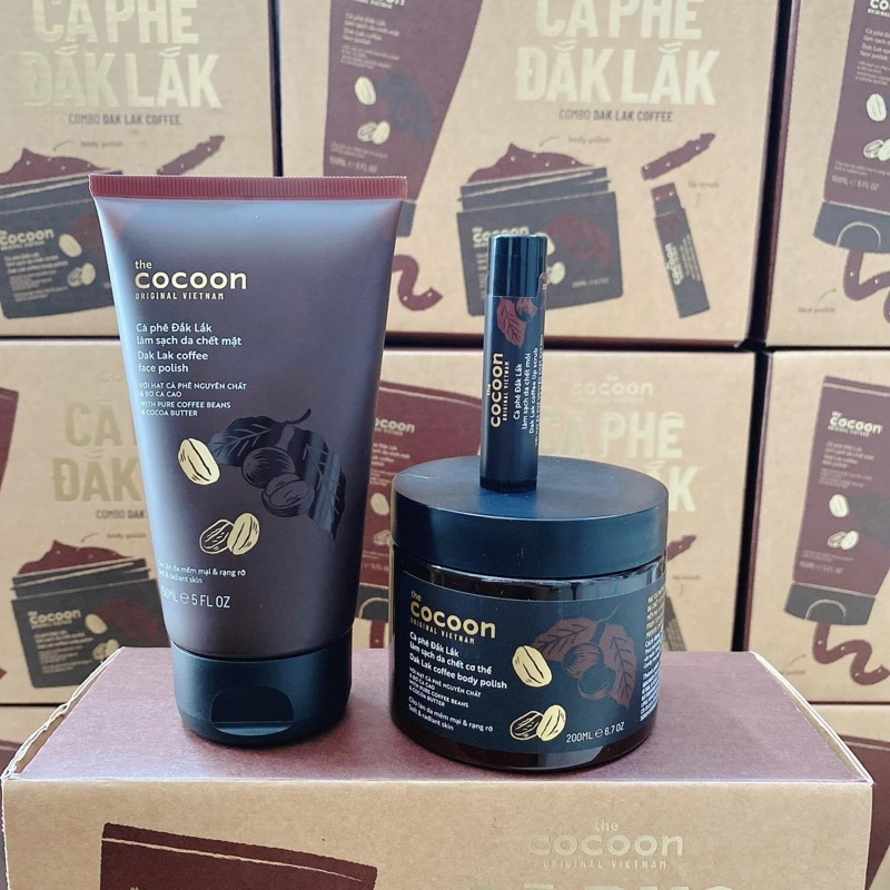 Tẩy Tế Bào Chết Body COCOON Cà Phê Đắk Lắk 200ml