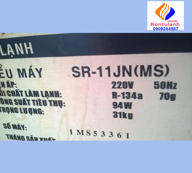 Ron tủ lạnh Sanyo Model SR -11FN kiểu bắt vít