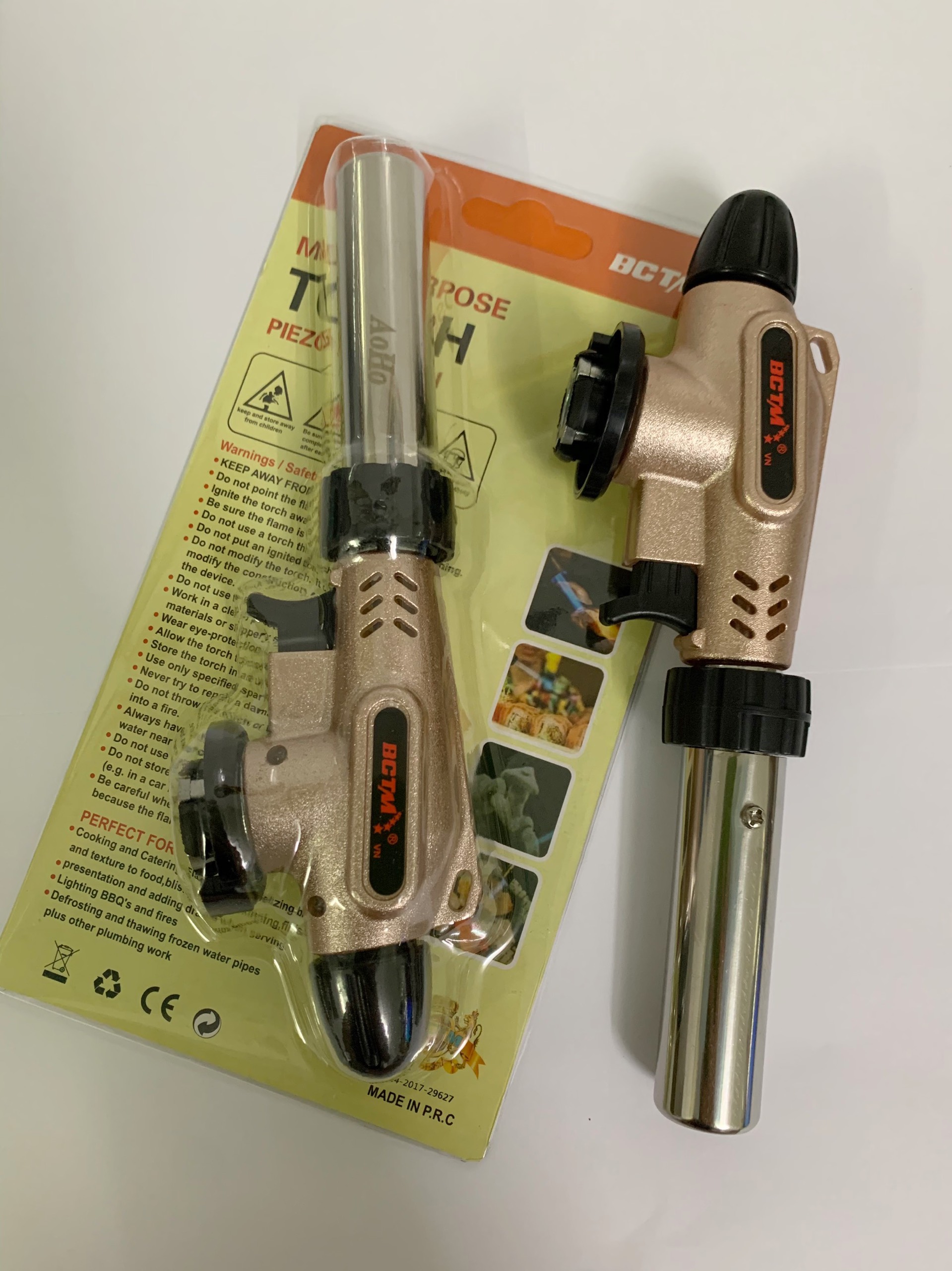 Đầu Khò Bình Gas Mini 906 Cao Cấp - Màu Kem