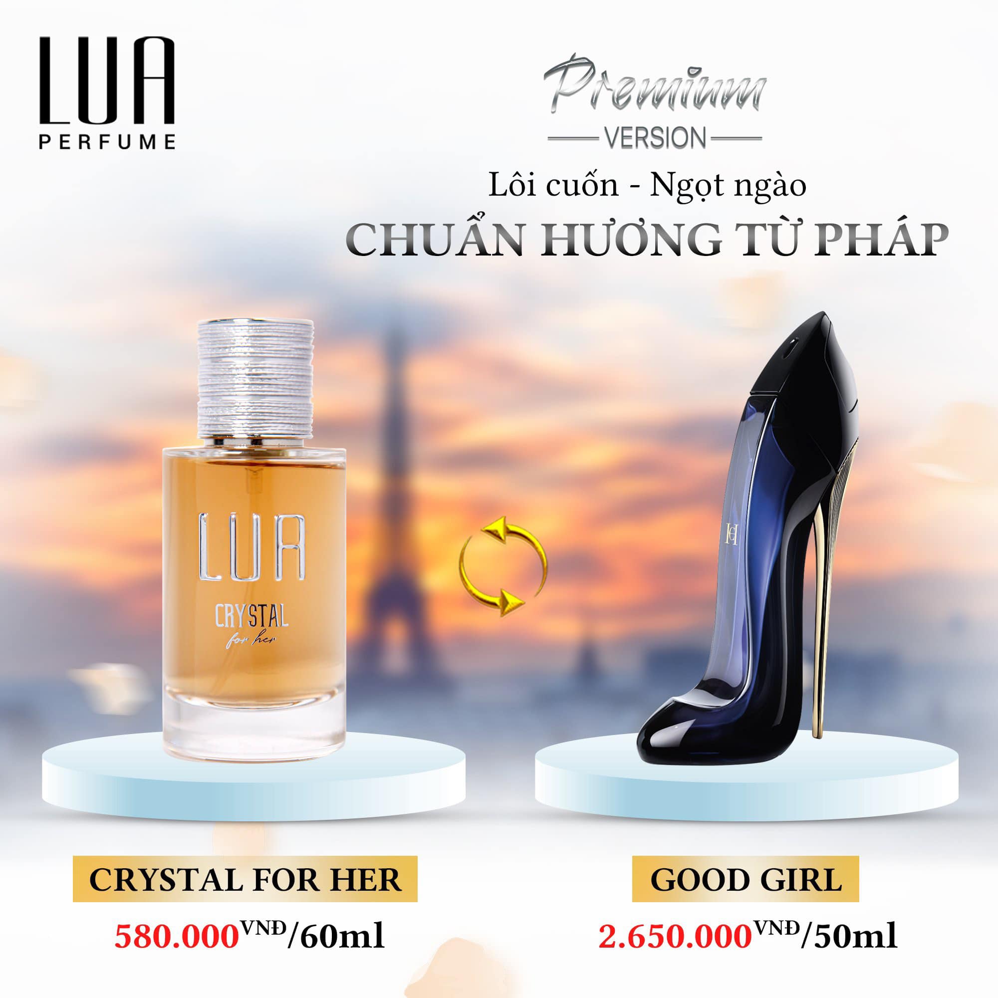 Nước Hoa Nữ Crystal For Her Ngọt Ngào Lua Perfume