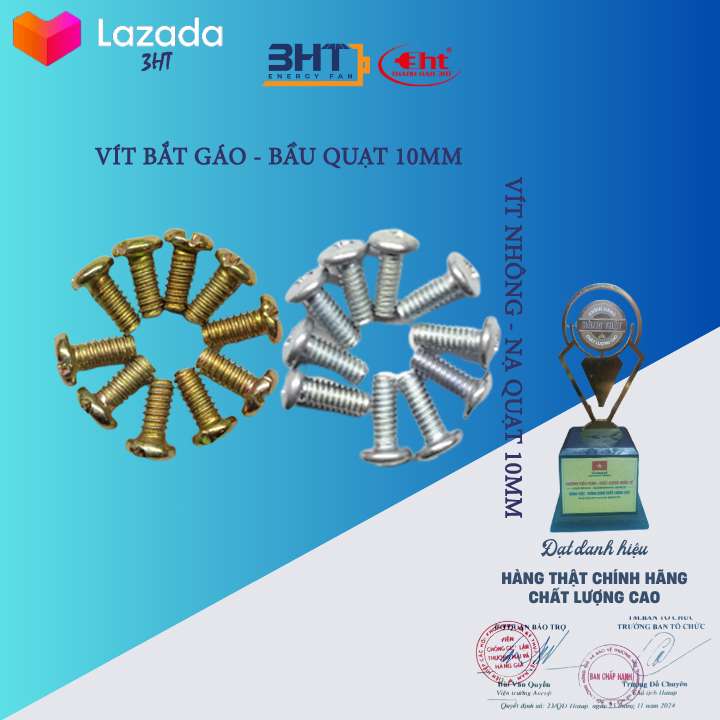 10 Con Ốc Quạt Ngắn Dài - 3Ht