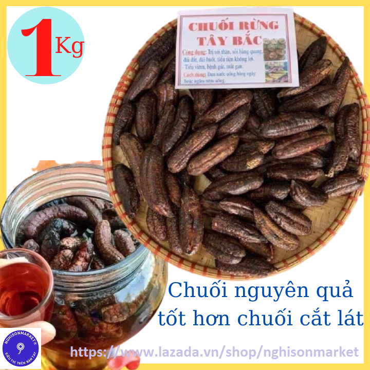 Chuối Hột Rừng Khô 1Kg