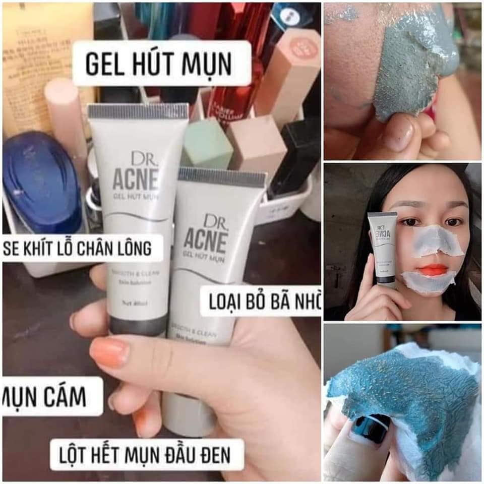 [Chính Hãng] gel hút mụn than tre dr acne