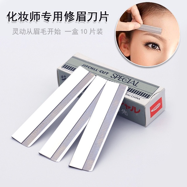 Dao cạo lông mày (1 hộp /10 cái)