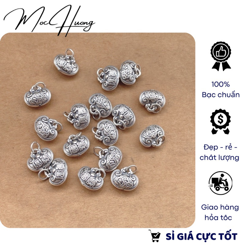 Charm bạc 3d khánh như ý - mh787