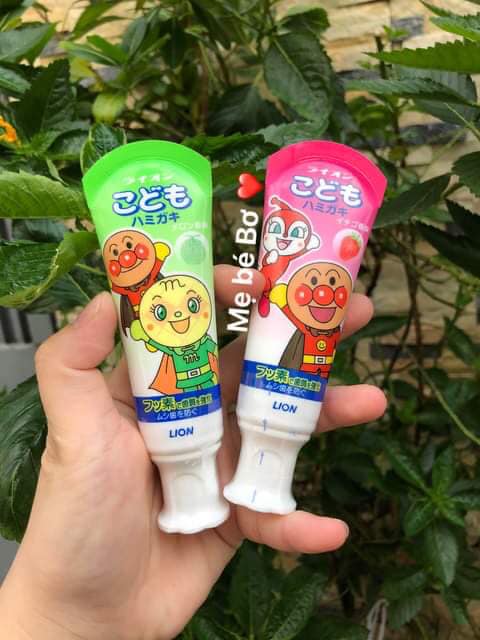 [HCM]Kem đánh răng Lion Nhật Bản cho bé (nuốt được)