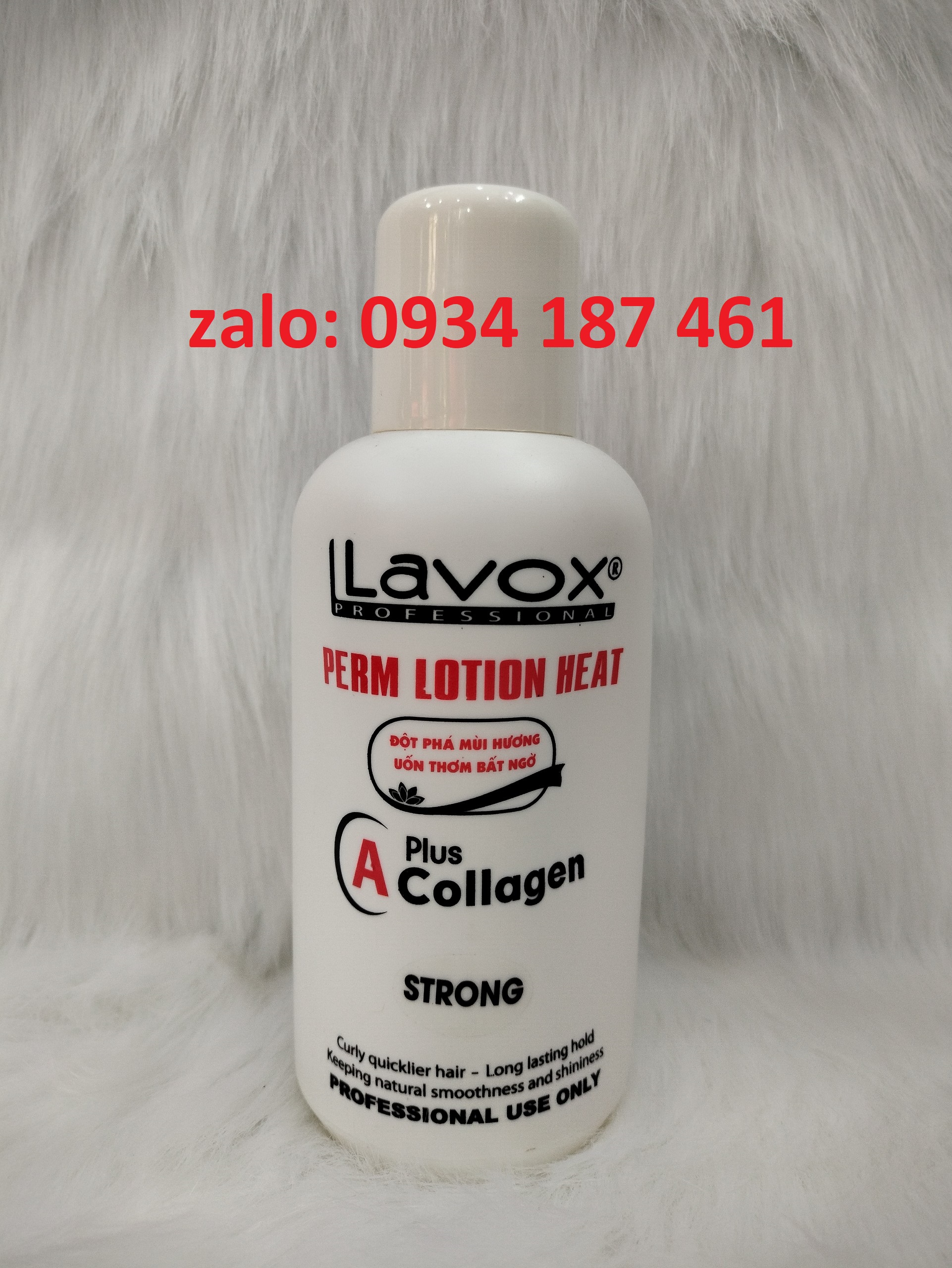 Kem uốn nóng Lavox, chai A 500ml
