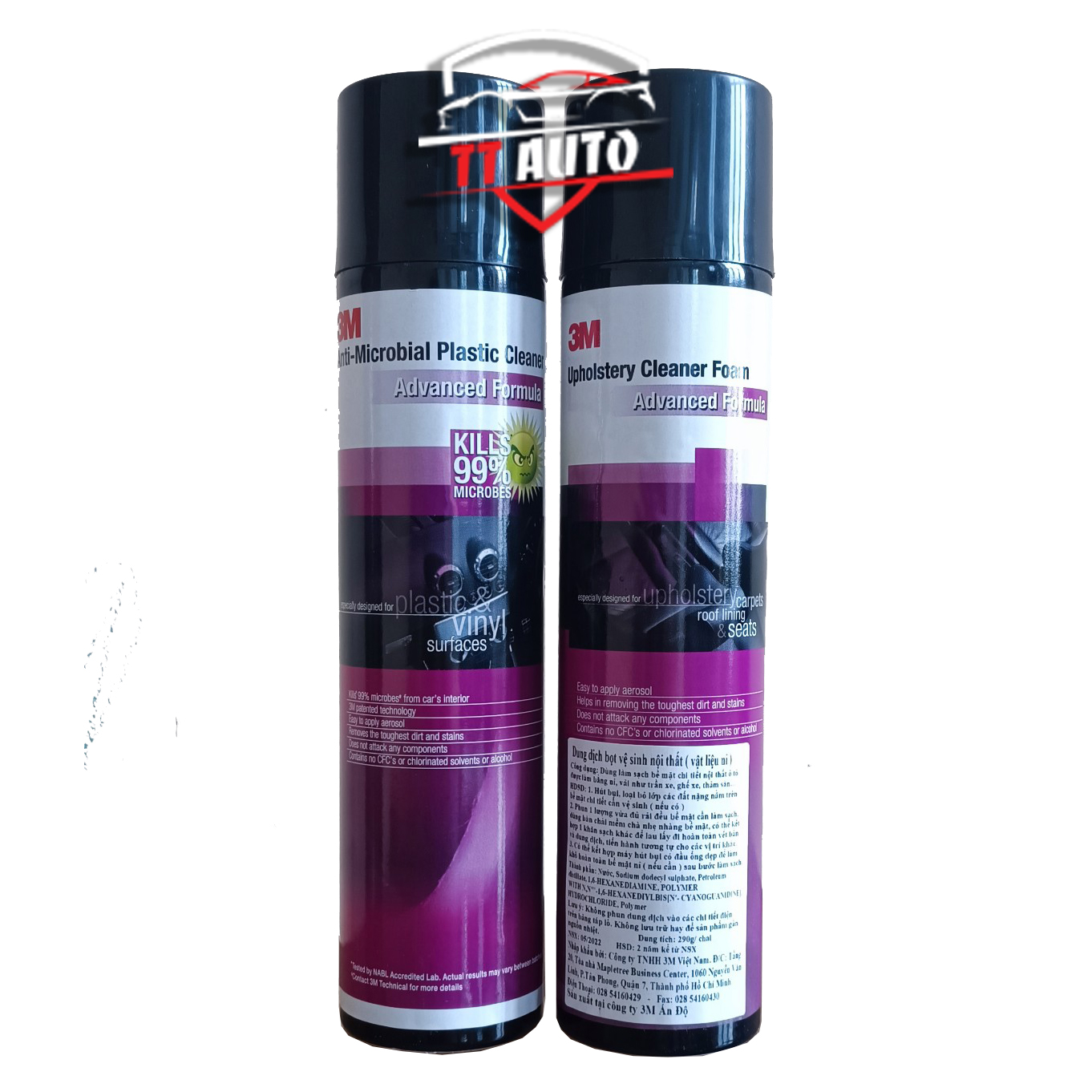 [HCM] CHAI XỊT VỆ SINH NỘI THẤT Ô TÔ DẠNG BỌT 3M (Da, nhựa, nỉ, trần xe)