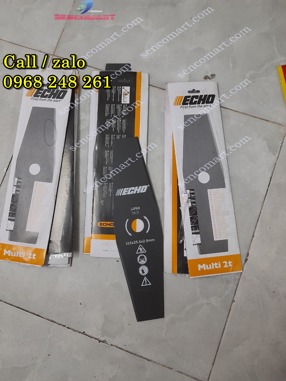 Lưỡi Cắt Cỏ Cao Cấp Echo Nhật Bản Vát Chéo 2mm