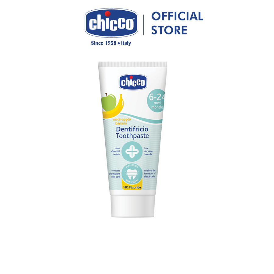 Kem đánh răng hương Chuối - Táo Chicco 6M+