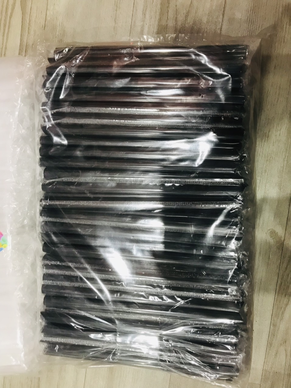 Ống hút trà sữa Cao cấp màng bọc OPP từng chiếc( khoảng 170 pcs )