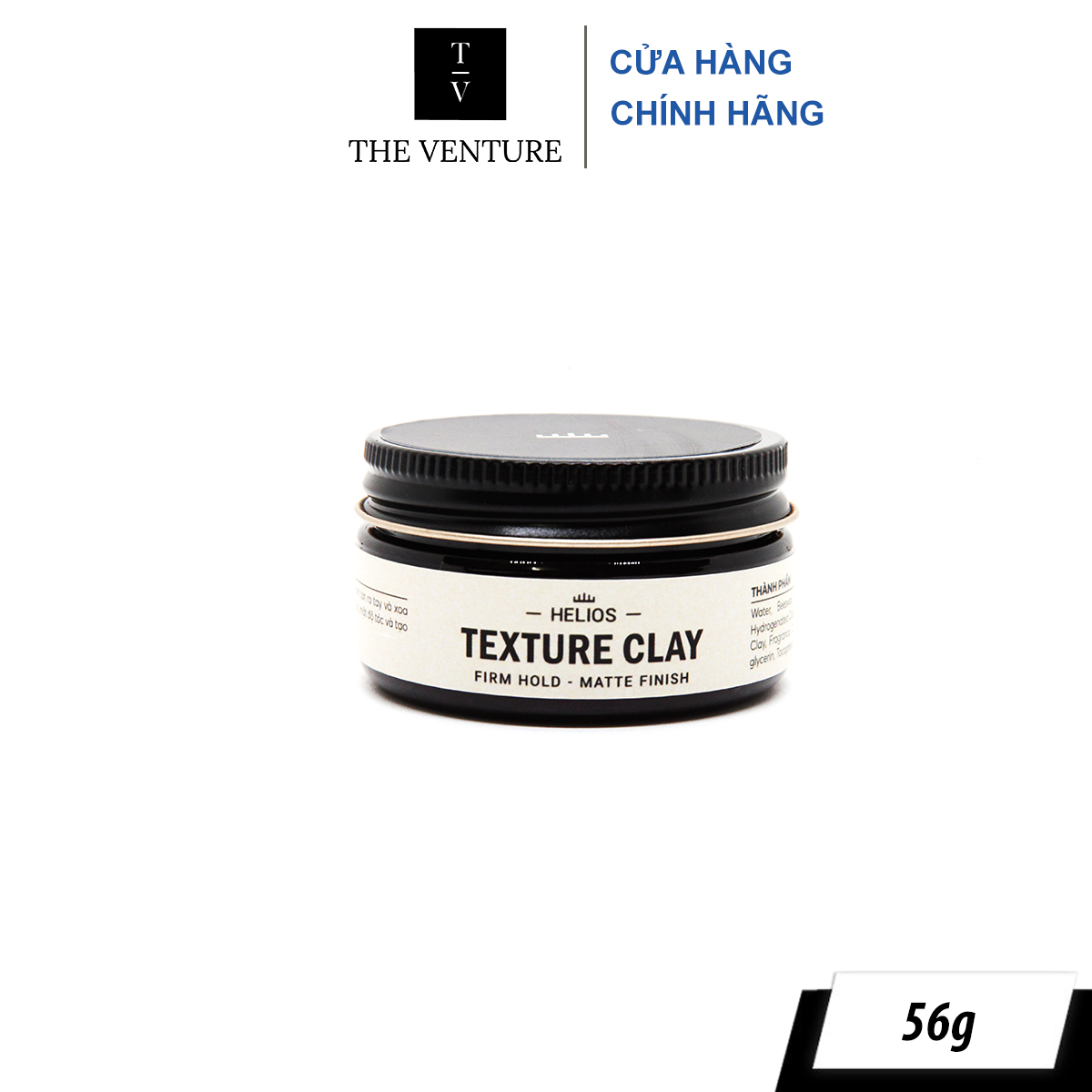 Sáp vuốt tóc helios texture clay - 113 gram