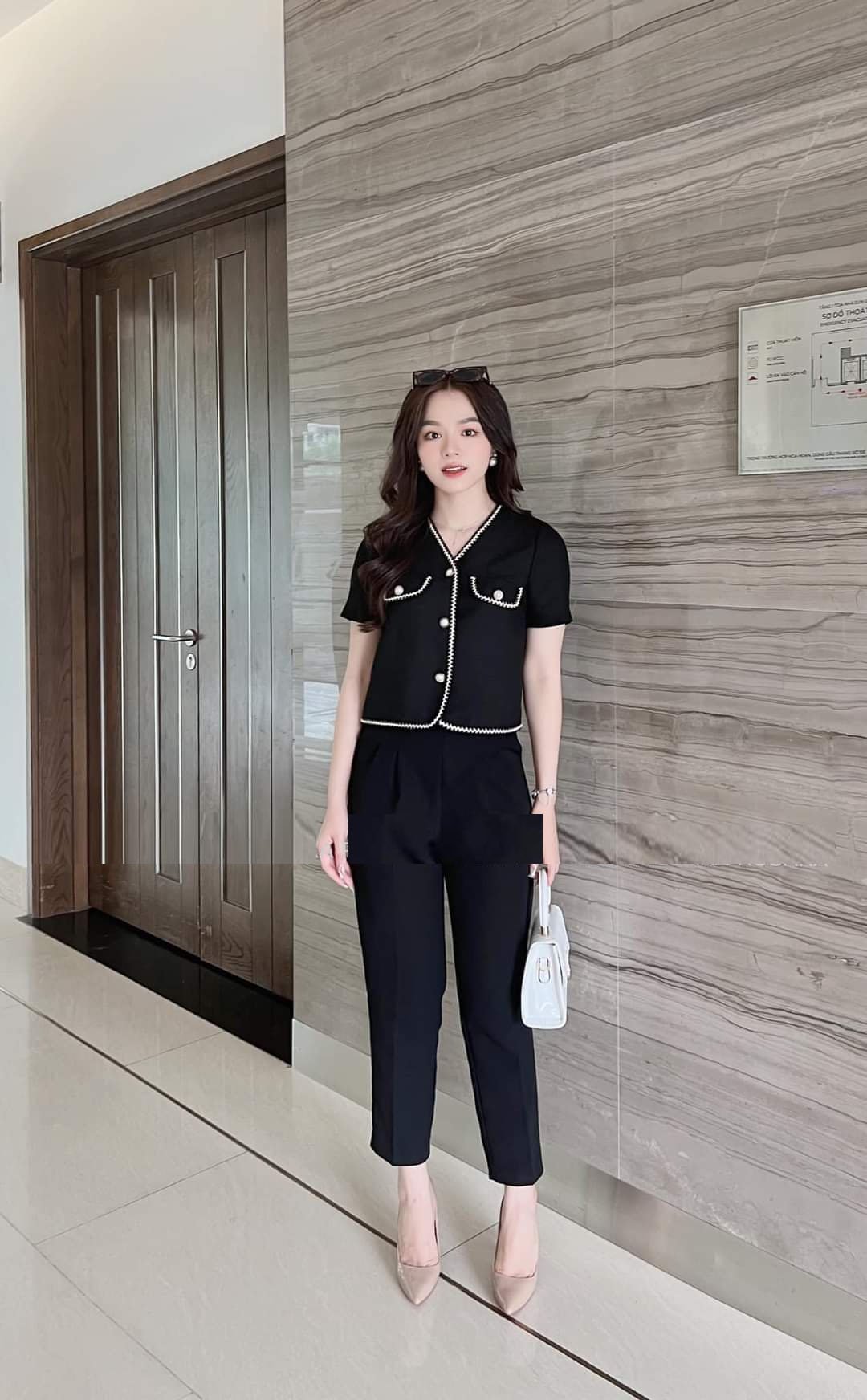 Set bộ lửng 9 tất mặc nhà mùa hè