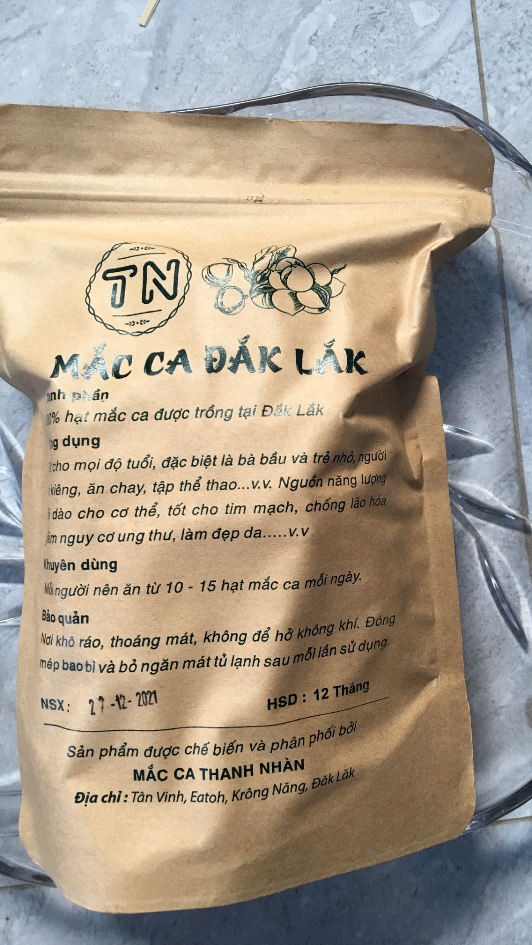 Hạt mắc ca Đắk Lắk - Hạt macca Đăk Lắk