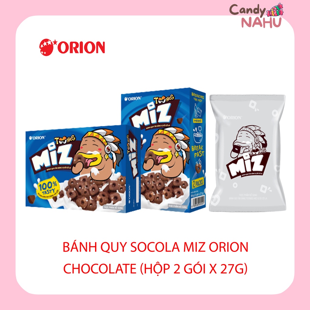 Bánh Quy Socola Miz Orion Chocolate (Hộp 2 Gói x 27g)