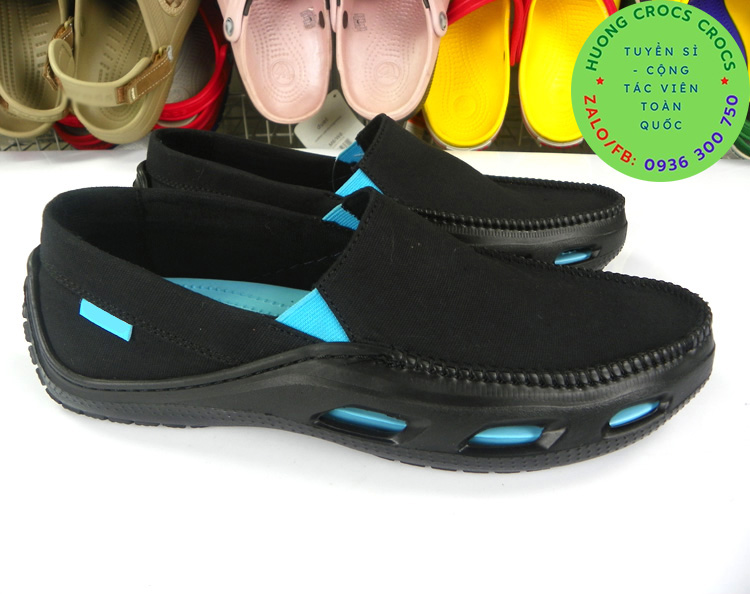 GIÀY VẢI CROCS TIDELINE CANVAS CHO NAM MÀU ĐEN