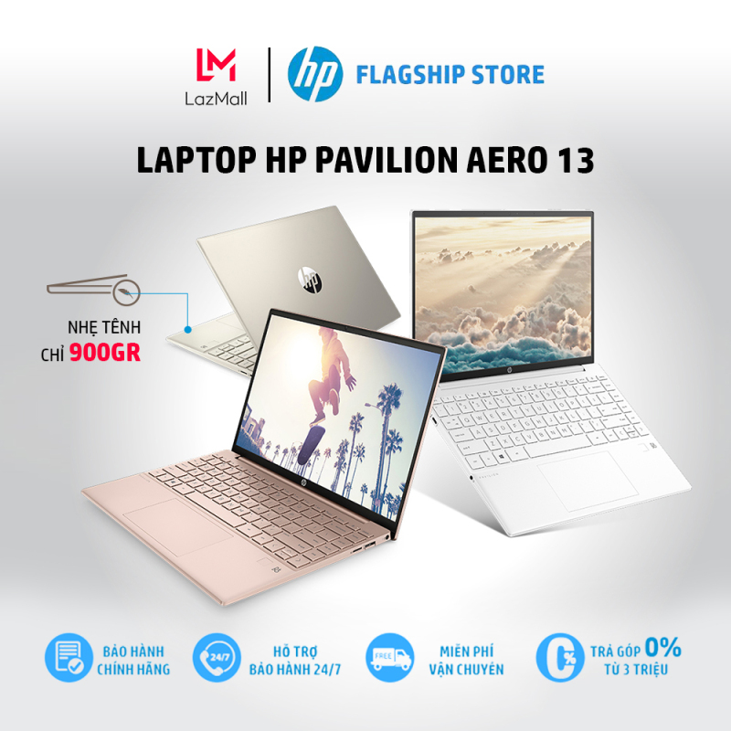 [VOUCHER 2 triệu]Laptop HP Pavilion Aero 13-be0229AU,AMD R7 5800U,8GB RAM,512GB SSD,AMD Graphics,13WUXGA,Win11 Home,Natural Silver,3Y WTY_64U91PA