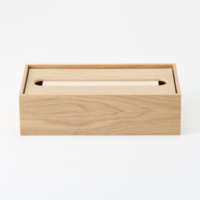 Muji hộp khăn giấy gỗ