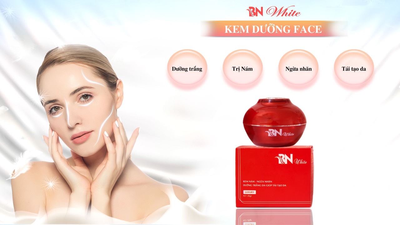 [HCM]DƯỠNG DA TRẮNG SÁNG - MỜ NÁM BN WHITE