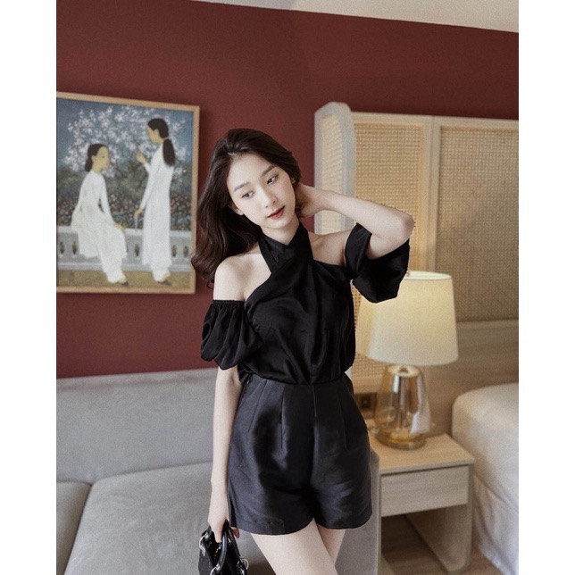 Quần Shorts Nữ Vải TafTa Phồng