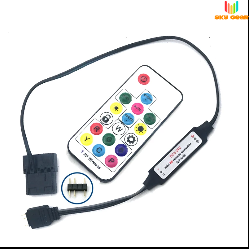 Bộ điều khiển Led  ARGB 5V 3Pin -Kèm Remote