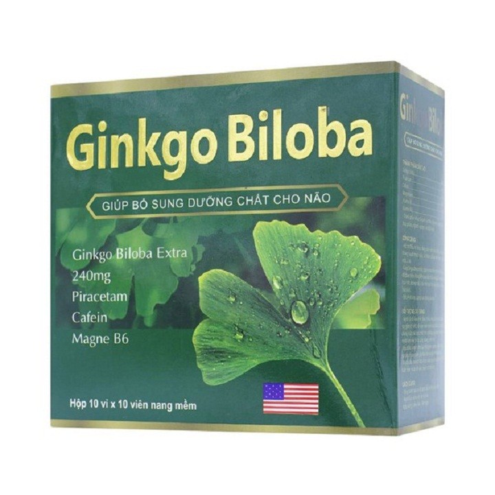 [Hàng chính hãng]Hoạt huyết dưỡng não Ginkgo Biloba 240mg - Giúp lưu thông tuần hoàn não , rối loạn tiền đình- hộp 100 viên - 19