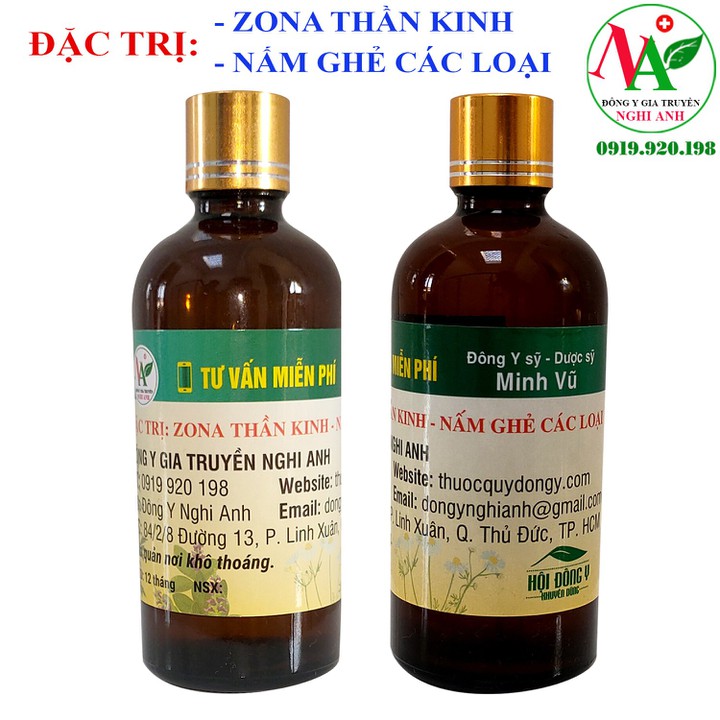 Zona thần kinh bằng thảo mộc - 01 chai
