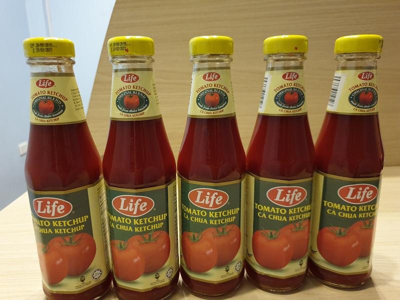 Combo 5 bottle sauce tomato ketchup brand life-bottle 330g