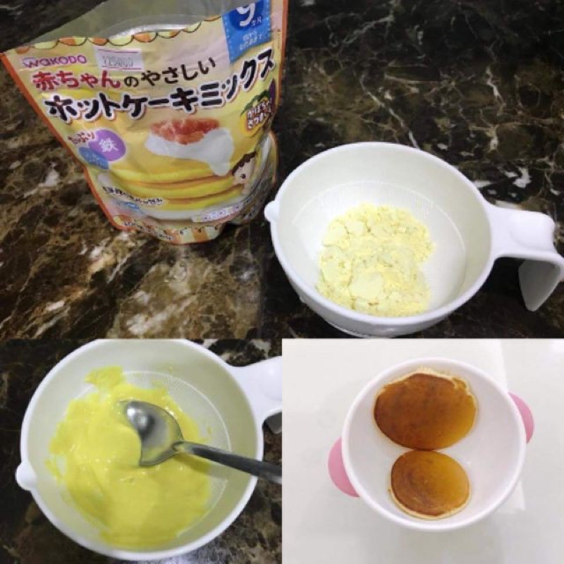 Bột làm bánh Pancake Wakodo cho bé DATE 2024